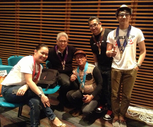 Philpop 2013 Co-Finalists with National Artist Mr. Ryan Cayabyab