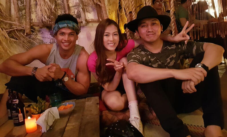 Nakalimutan Ko Nang Kalimutan Ka shoot with Alex and Vin